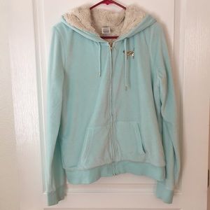 Victoria’s Secret PINK faux fur-lined jacket